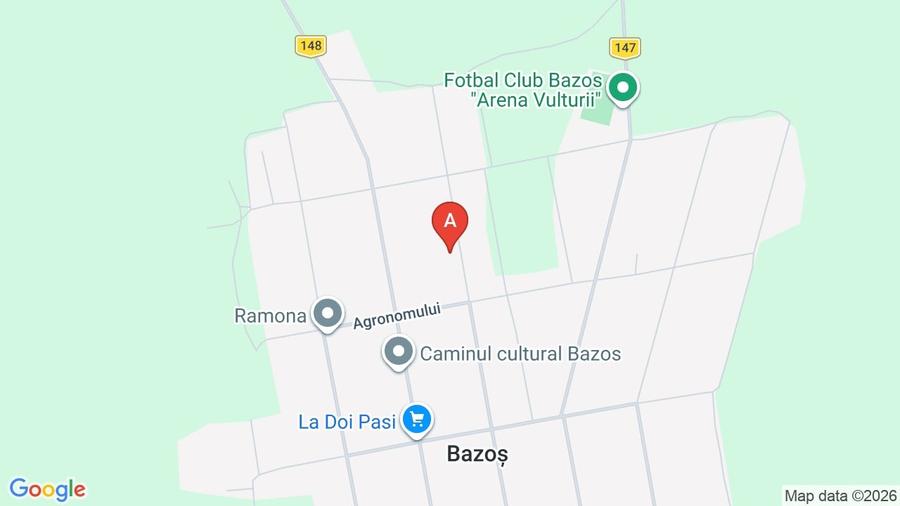 Teren + casa în Bazoș, aprox 2300 mp, toate utilitățile - 1