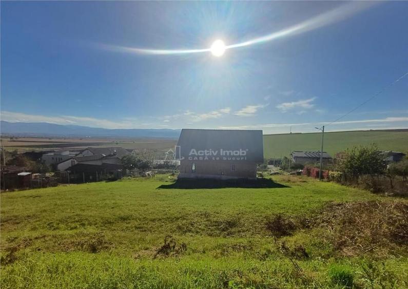 Teren intravilan cu proiect de casa autorizat in Sura Mare - 1