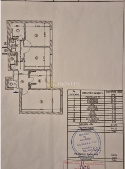 3 camere | Rahova – Sebastian | 64 mp | Decomandat | Ideal renovare - 14