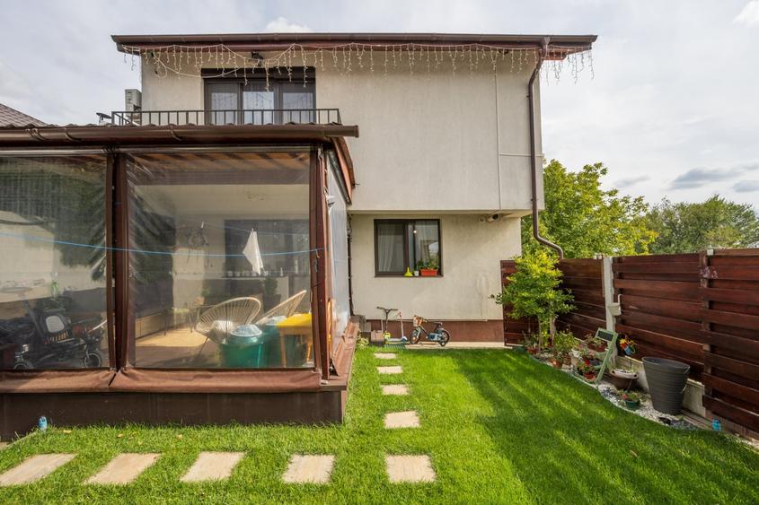 Casă individuală cu 4 camere cu Canalizare în Chiajna