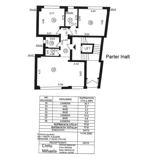 Apartament cu 3 camere decomandat în Polonă