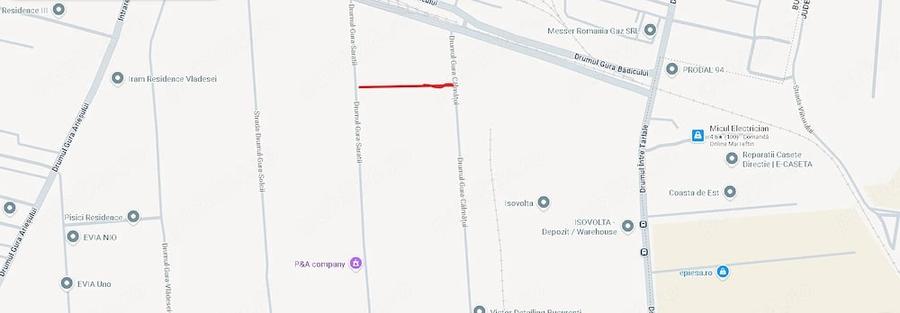 Teren de 4400 mp, în Central