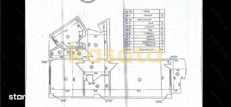 Apartament cu 2 camere decomandat în Obor