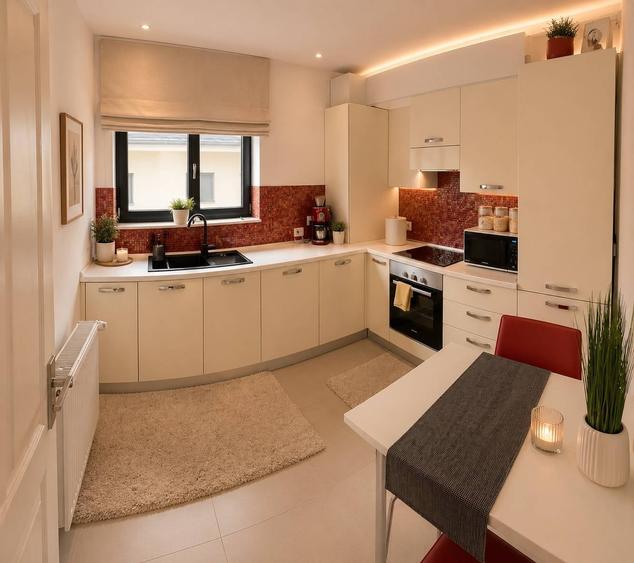 Apartament cu 2 camere decomandat în Borhanci