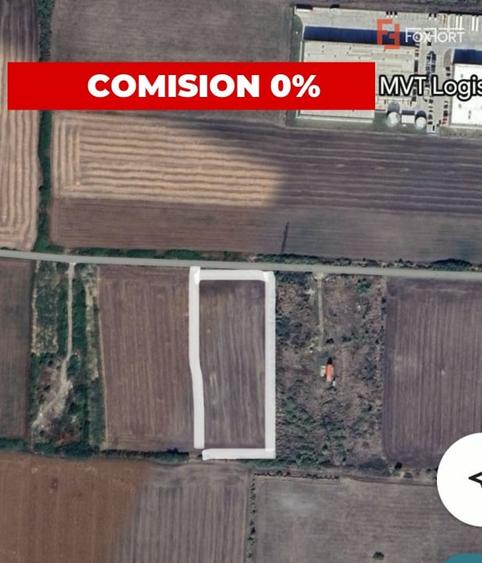Teren Construcții intravilan de 10000 mp, în Aradului