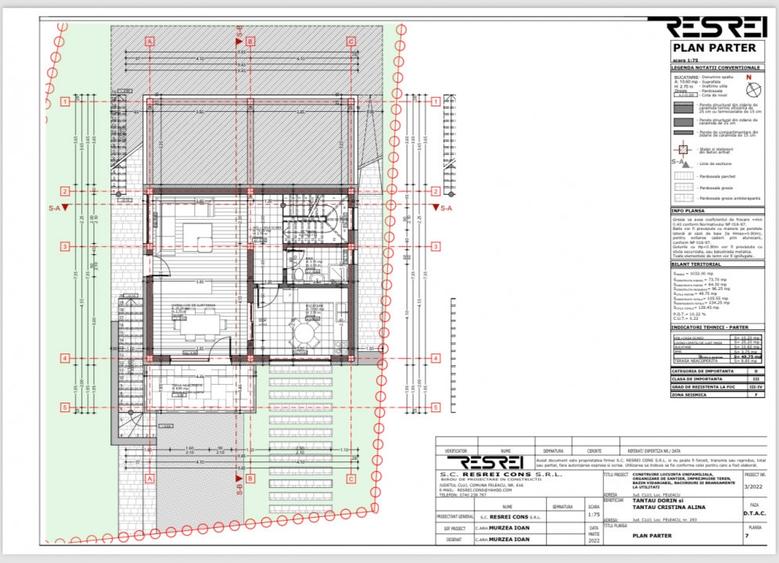 Casă individuală cu 5 camere cu Teren 1000 Mp în Feleacu
