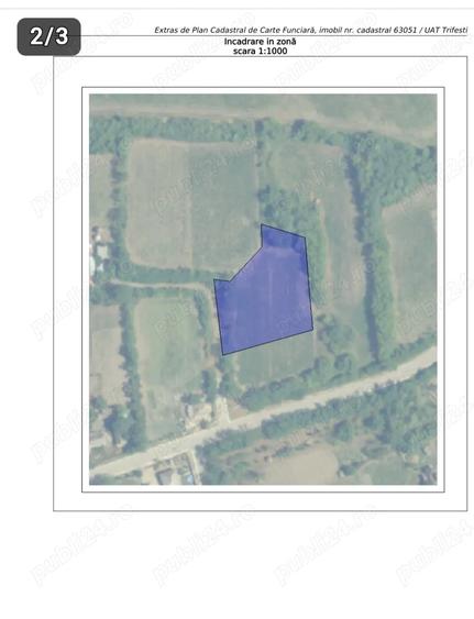 Teren de 2200 mp, în Hermeziu