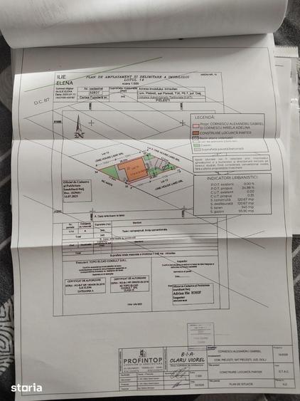Teren intravilan Pielesti (gaze)+proiect casa - 3