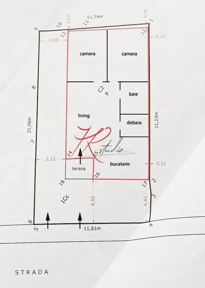 Casă cu 3 camere cu Teren 249 Mp în Colentina