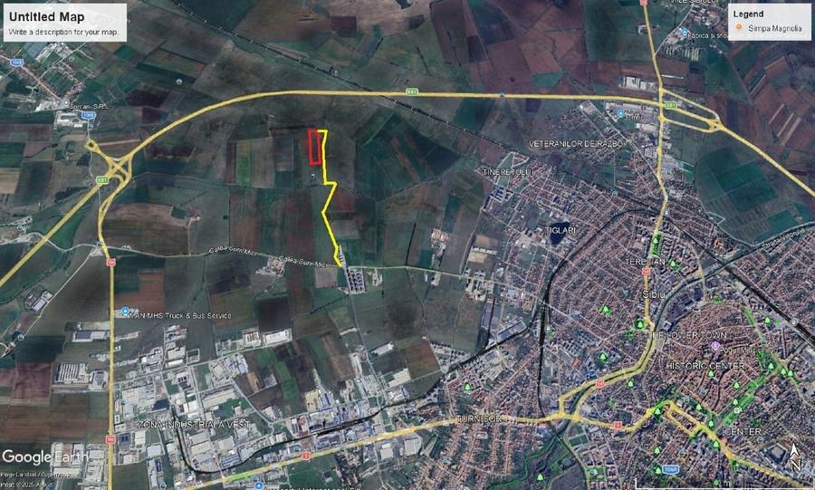 Teren agricol extravilan de 515 mp, în Turnișor