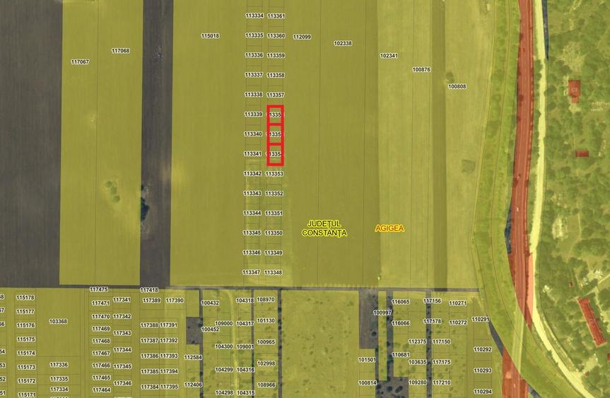 Teren agricol intravilan de 400 mp, în Agigea