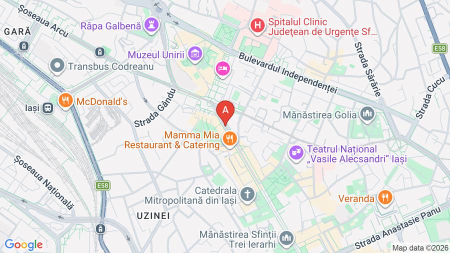 Casă cu 2 camere cu Teren 10 Mp în Central