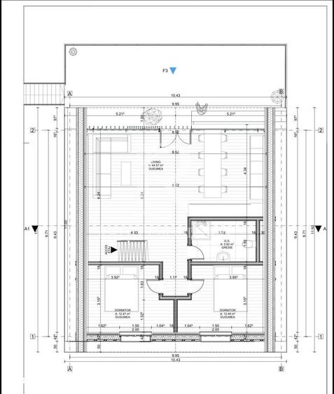 A-Frame Grand Structura Metalica Premium | 5 Camere - 18