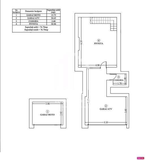 Ideal investitie -Pensiune de vanzare in Paltinis, 337mp, teren 1500mp - 14