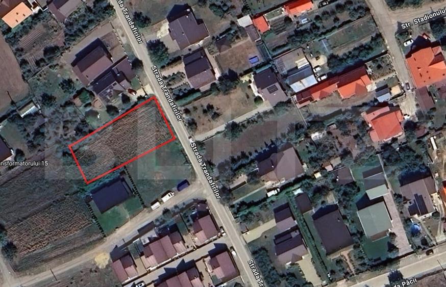 Teren Construcții intravilan de 1000 mp, în Periferie