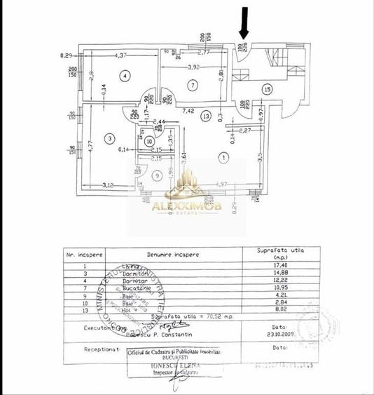Apartament de Vanzare - 3 camere (in vila) - 71 mp - Zona... - 4