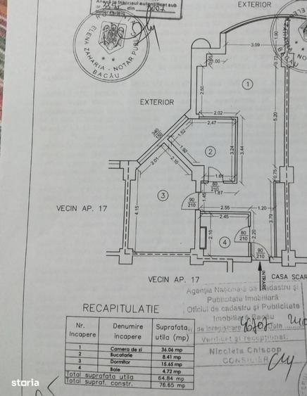 Apartament cu 2 camere decomandat în 9 Mai