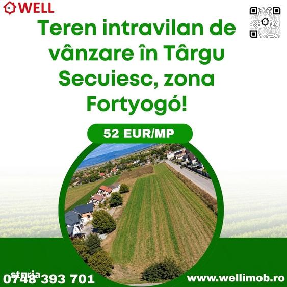 Teren de 4100 mp, în Central