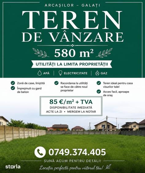 ARCASILOR TEREN CU UTILITATI 598 mp * teren + cota indiviza drum acces - 4