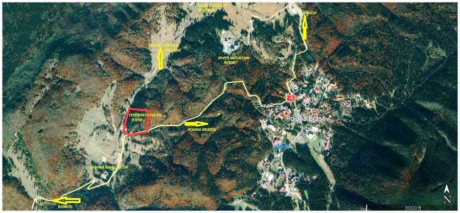 Teren Construcții intravilan de 31000 mp, în Poiana Brașov