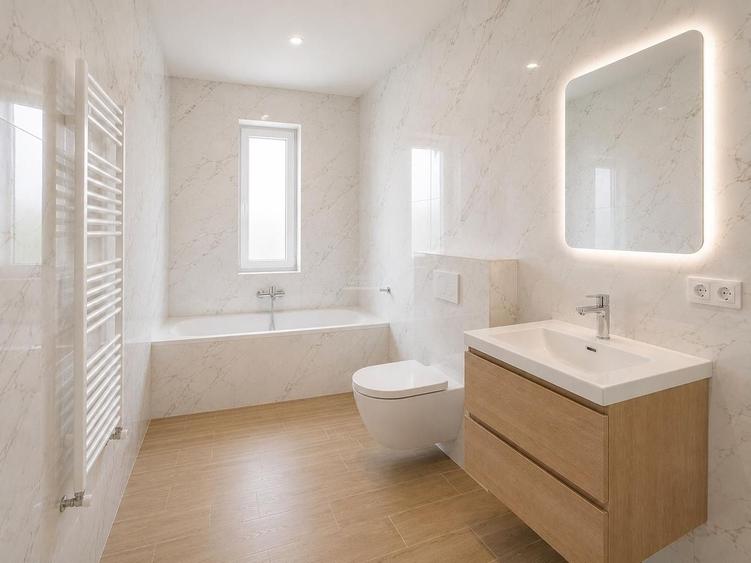 Duplex cu 5 camere cu Canalizare în Moșnița Nouă