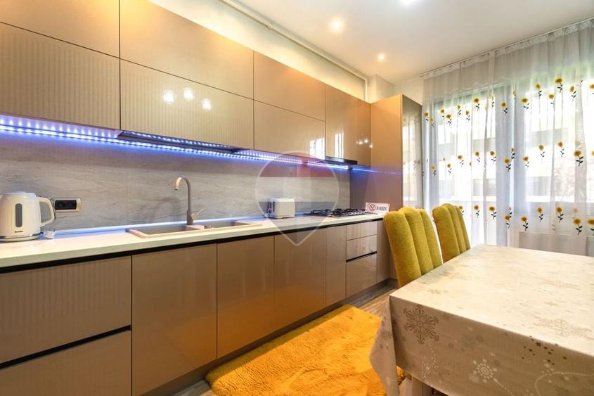 Apartament cu 2 camere decomandat, mobilat în Tractorul