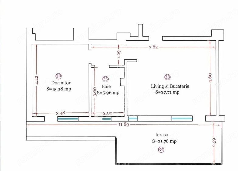 Apartament cu 2 camere de inchiriat, Timisoara, Torontalului - 7