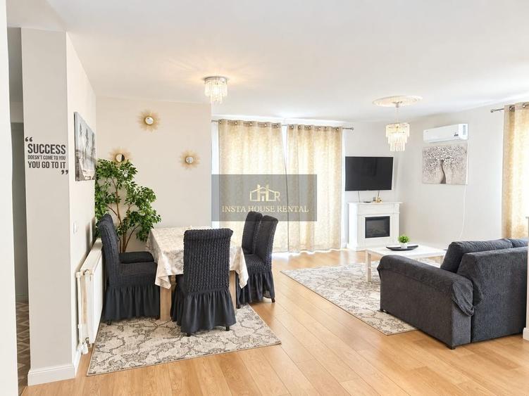 Apartament cu 3 camere decomandat, mobilat în Băneasa