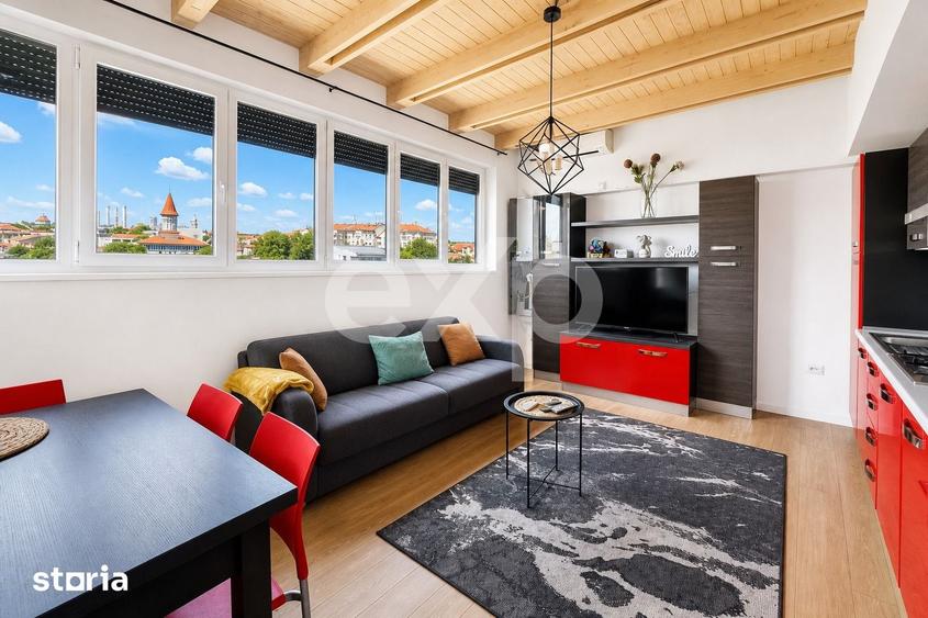 Apartament cu 2 camere, mobilat în Buziașului
