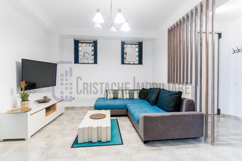 Apartament cu 2 camere semidecomandat, mobilat în Fundeni