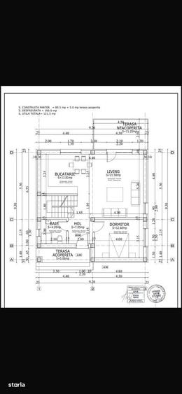 Casă cu 4 camere cu Teren 300 Mp în Central