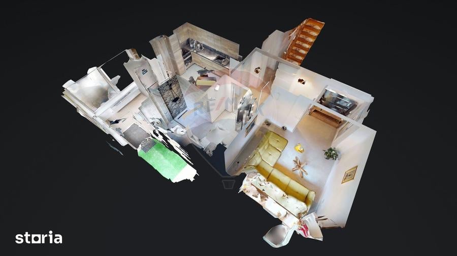 Casă cu 9 camere cu Teren 335 Mp în Valea Cerbului