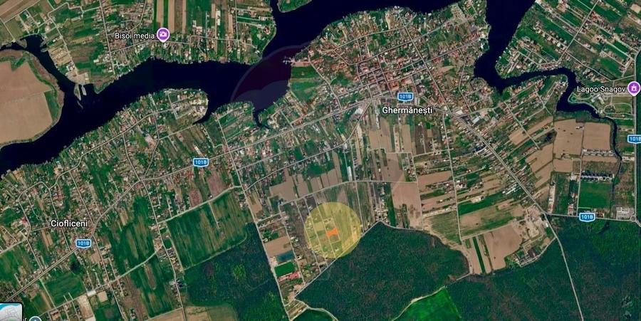 Teren Construcții intravilan de 1500 mp, în Ghermănești