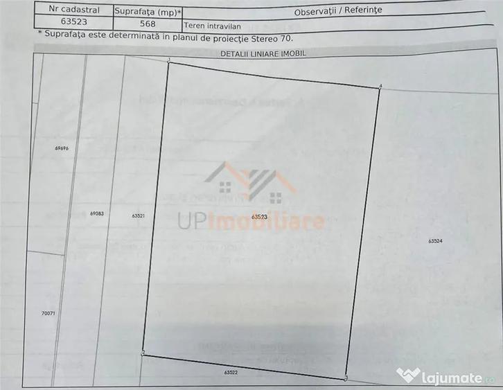 TEREN INTRAVILAN 568 MP | PROIECT CASA | CIHEI - SANMARTIN | - 1