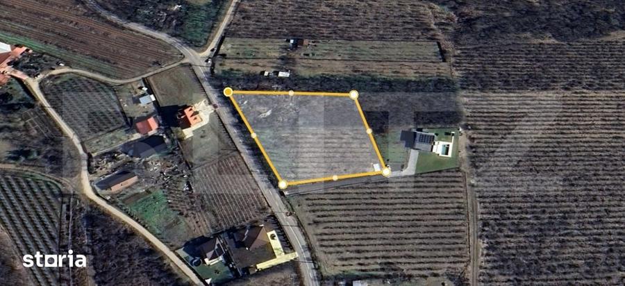 Teren de 2618 mp, în Plopu
