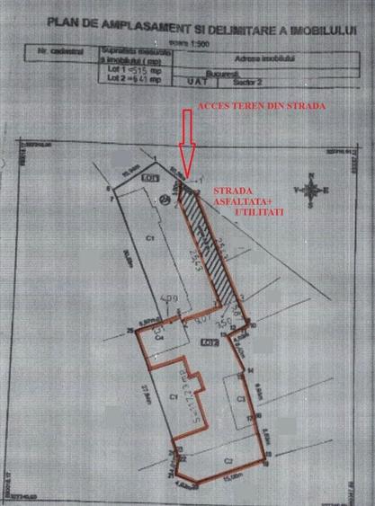 Teren Construcții intravilan de 526 mp, în Pache Protopopescu