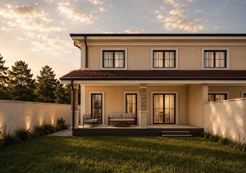 Duplex cu 4 camere cu Teren 254 Mp în Giroc