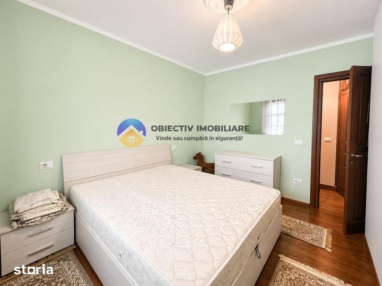 Apartament cu 3 camere semidecomandat, mobilat în Est