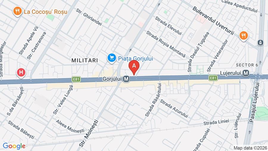 Apartament cu 2 camere semidecomandat, mobilat în Gorjului