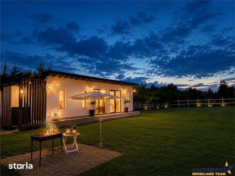 Teren 1.640 mp cu cabana moderna, foisor, gratar, atmosfera de vacanta - 13