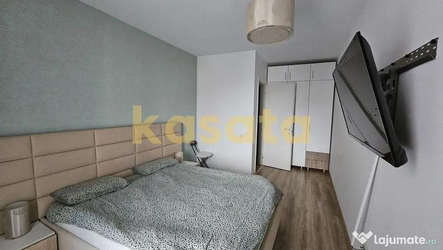 Apartament cu 2 camere semidecomandat, mobilat în Grozăvești