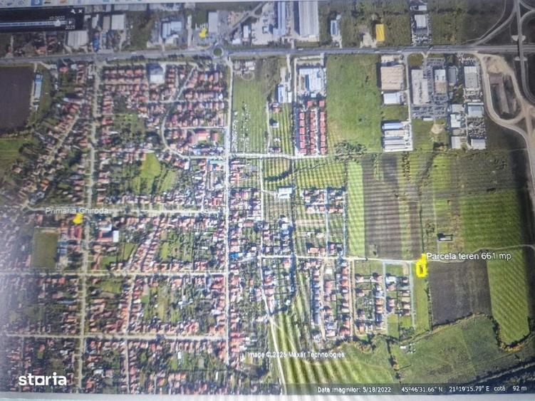 Proprietar! Teren Comercial si Rezidential Ghiroda 661 mp-72.900 Euro - 3