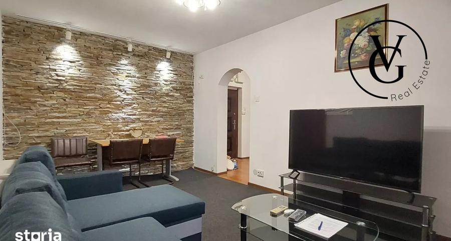 Apartament cu 2 camere semidecomandat, mobilat în Titan