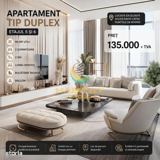Vanzare apartament 3 camere 95 mp - DUPLEX - Berceni / Dealul Cucului - 2