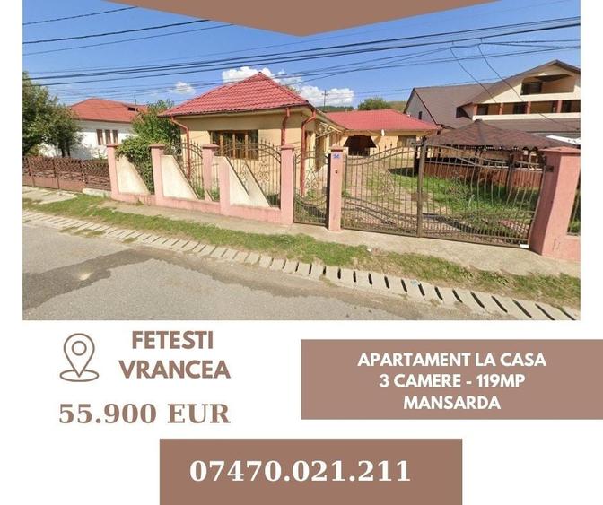 Casă cu 3 camere cu Teren 600 Mp în Câmpuri