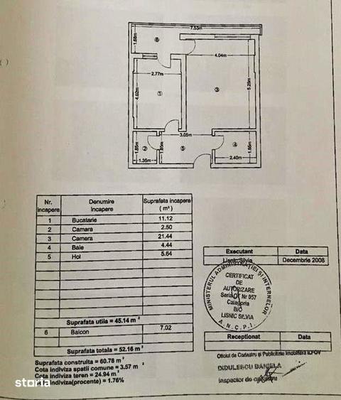 DE INCHIRIAT GARSONIERA CU LOC DE PARCARE/BRAGADIRU, FORTUNA RESIDENCE - 18
