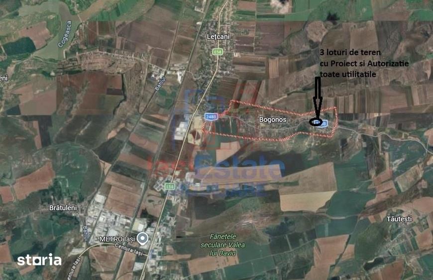 Bogonos Letcani 3 loturi x500mp cu Aut De Constr la str asfaltata cu t - 2