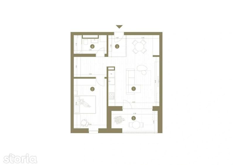 Apartament 2 camere - 1