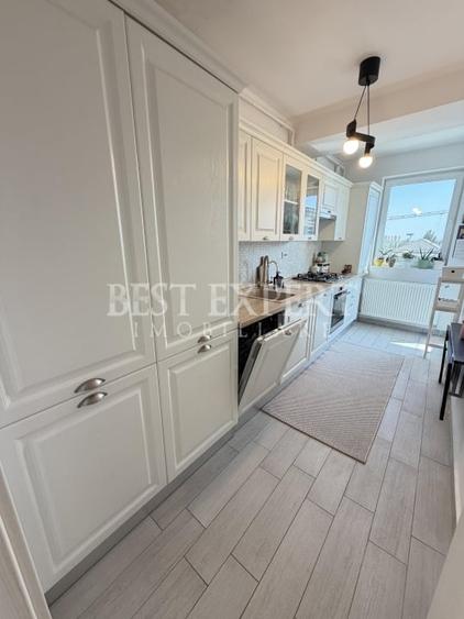 Apartament cu 3 camere decomandat, mobilat în Theodor Pallady