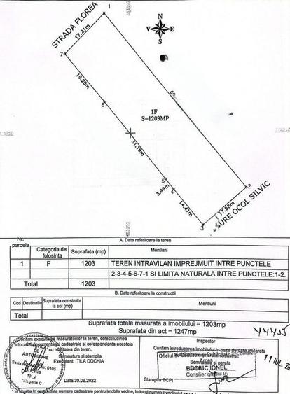 Teren intravilan 1203 mp Bascov-Florea zona Superba - 2